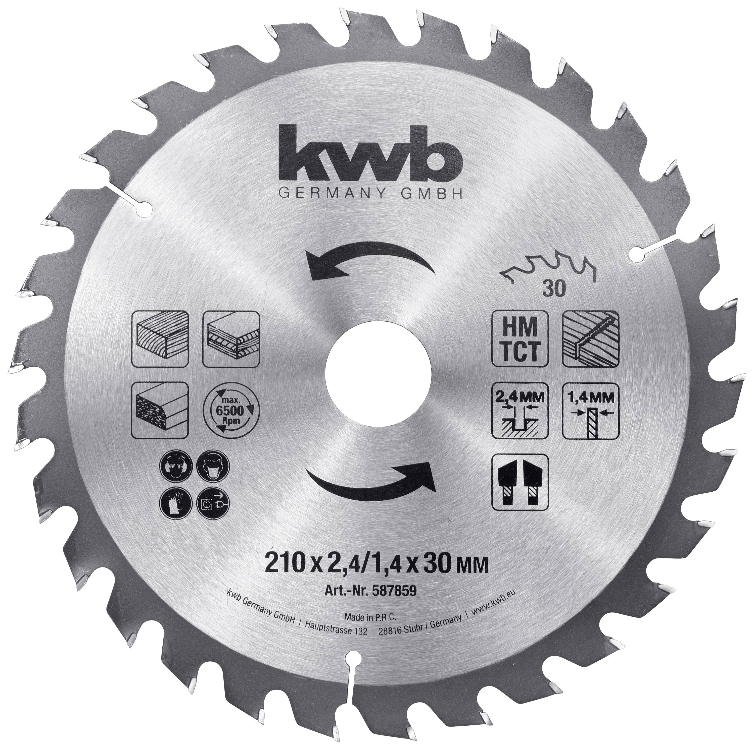 kwb 587859 Körfűrészlap 210 x 30 mm 1 db