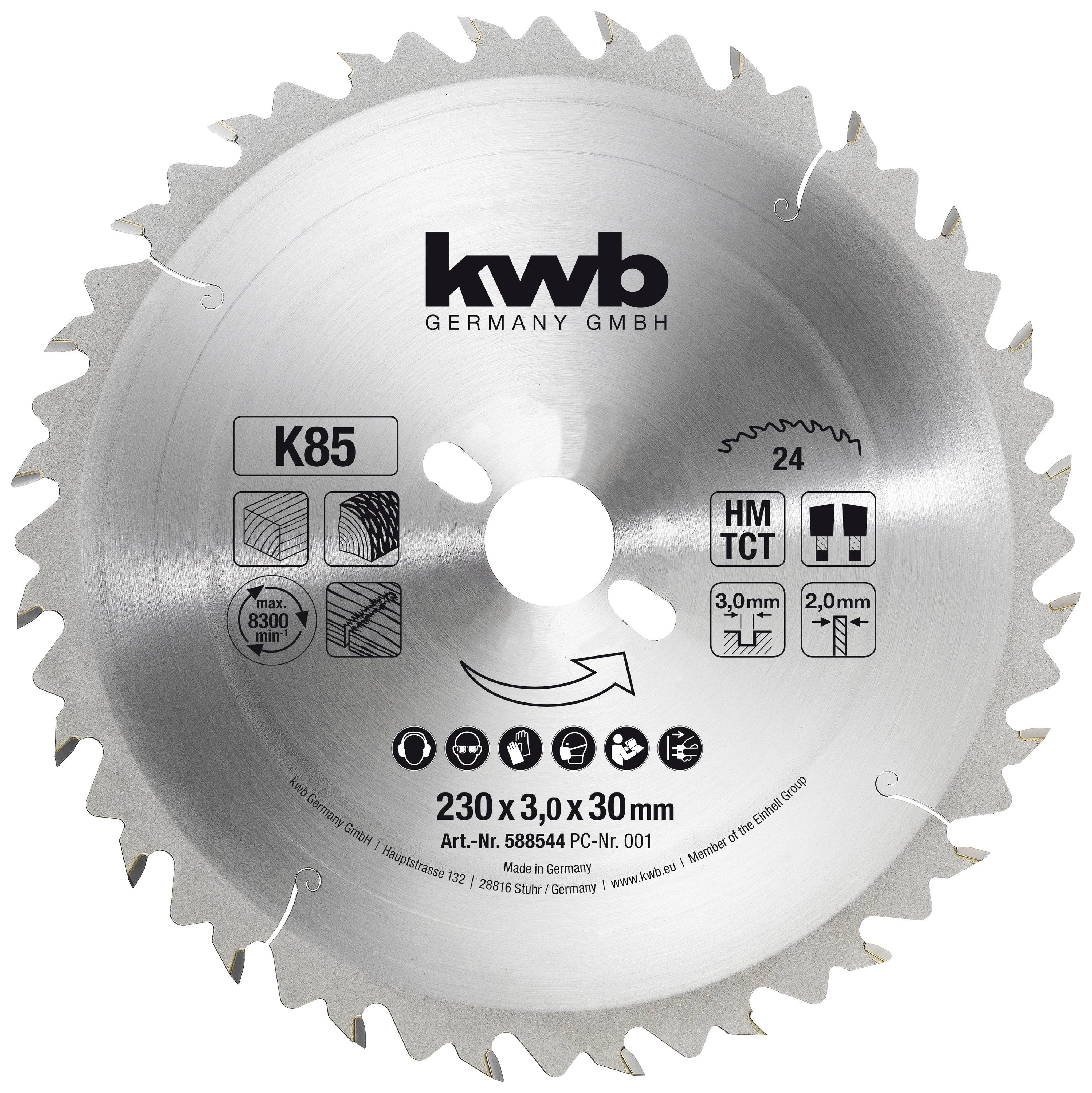 kwb 588544 Körfűrészlap 230 x 30 mm 1 db