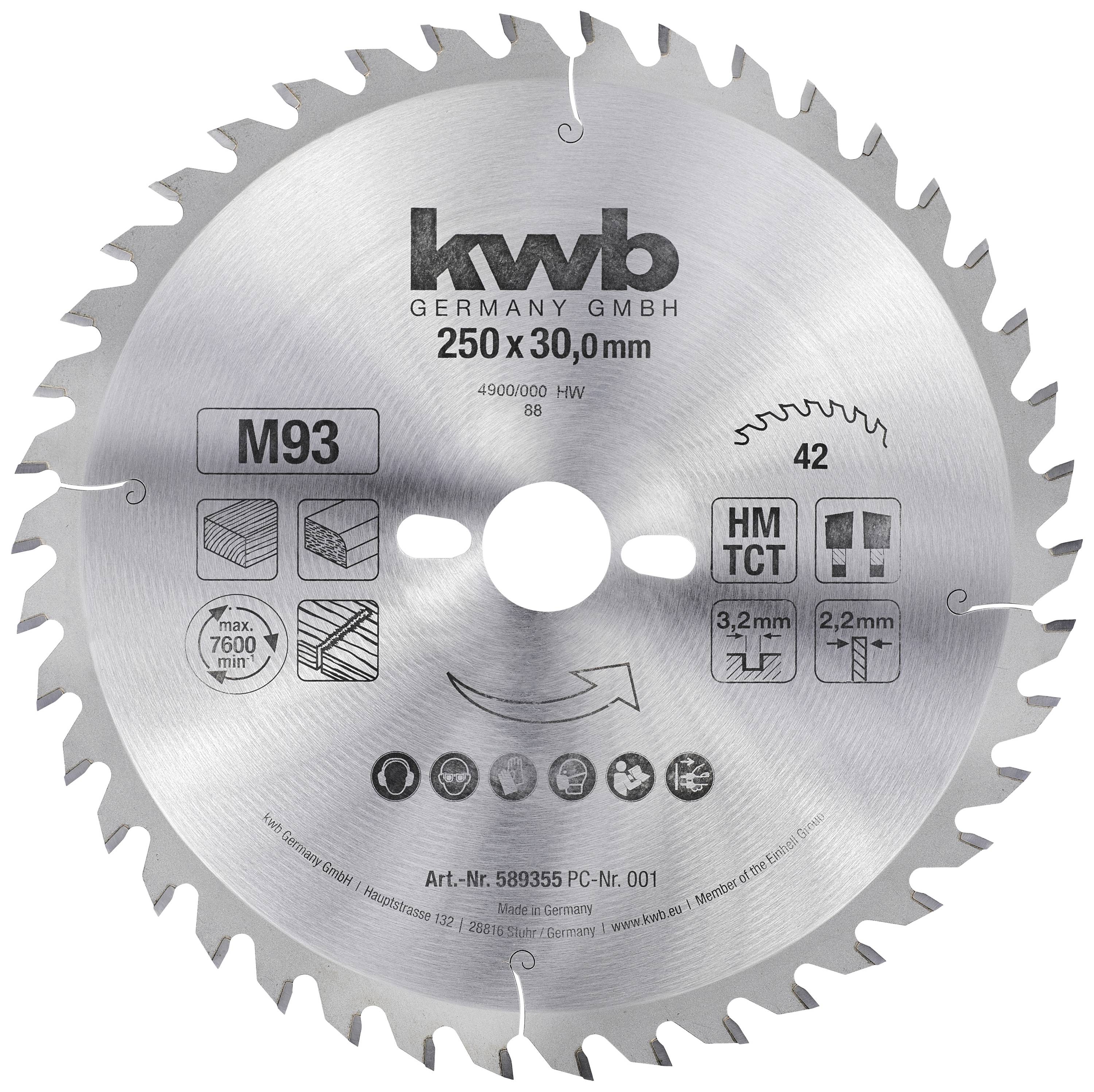 kwb 589355 Körfűrészlap 250 x 30 mm 1 db