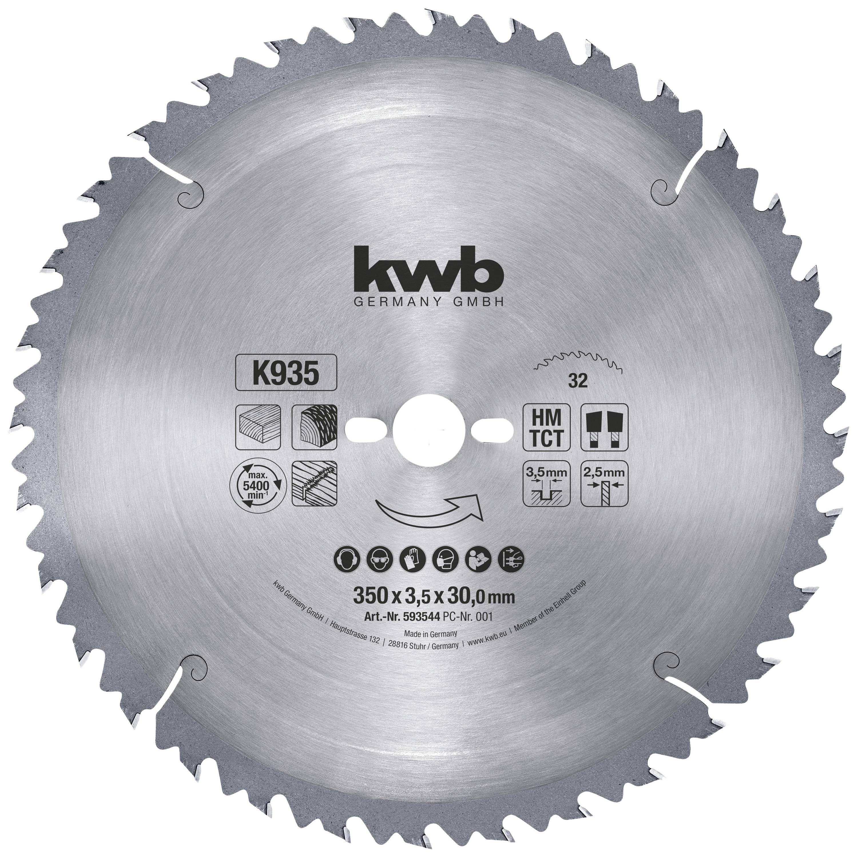 kwb 593544 Körfűrészlap 350 x 30 mm 1 db
