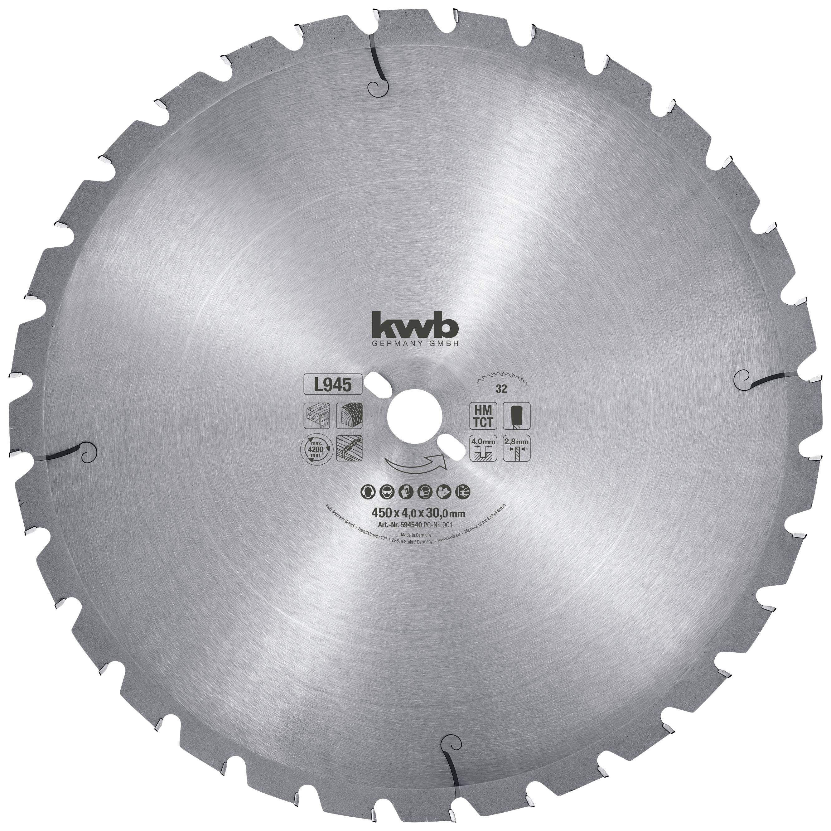 kwb 594540 Körfűrészlap 450 x 30 mm 1 db