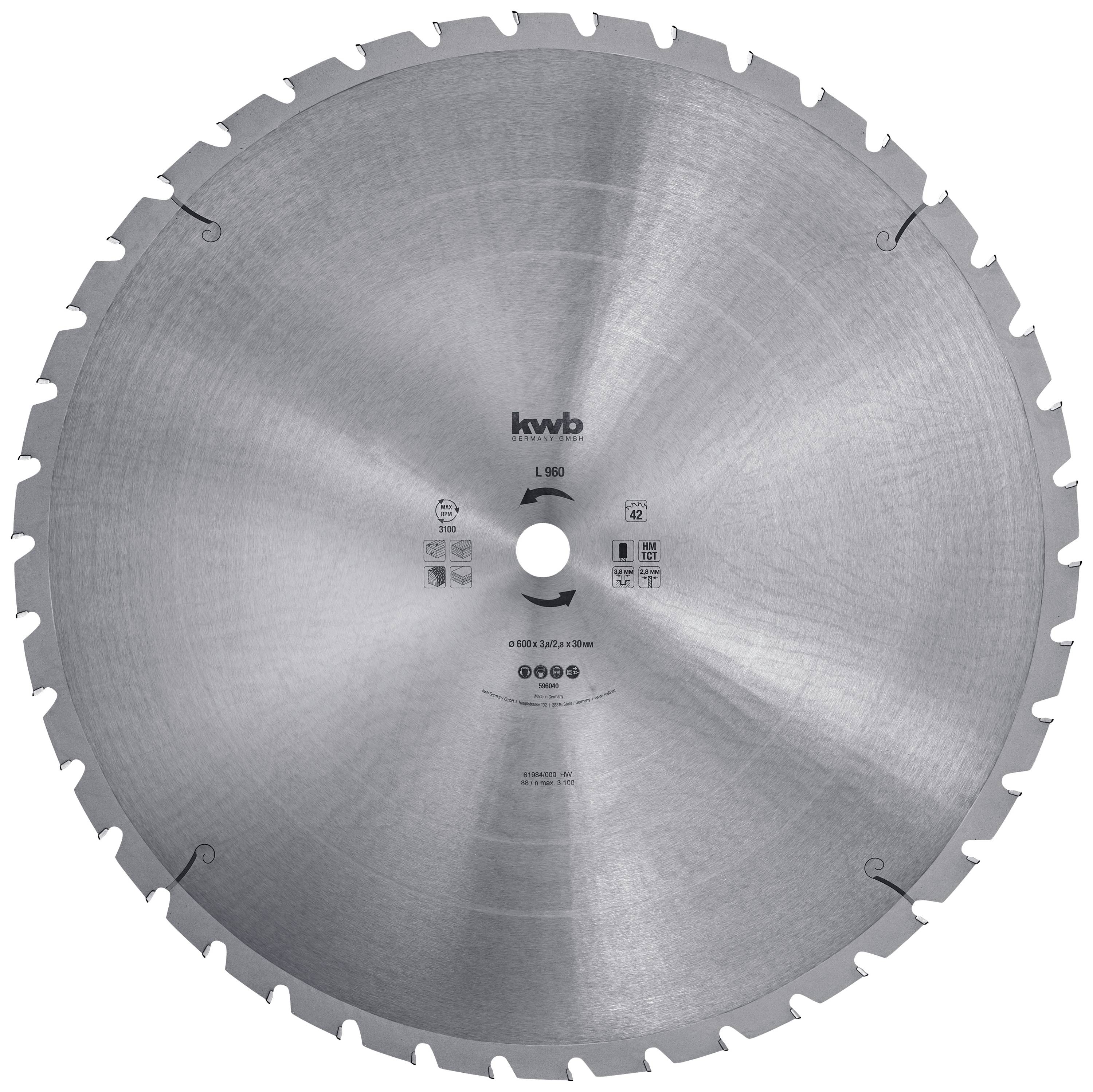 kwb 596040 Körfűrészlap 600 x 30 mm 1 db