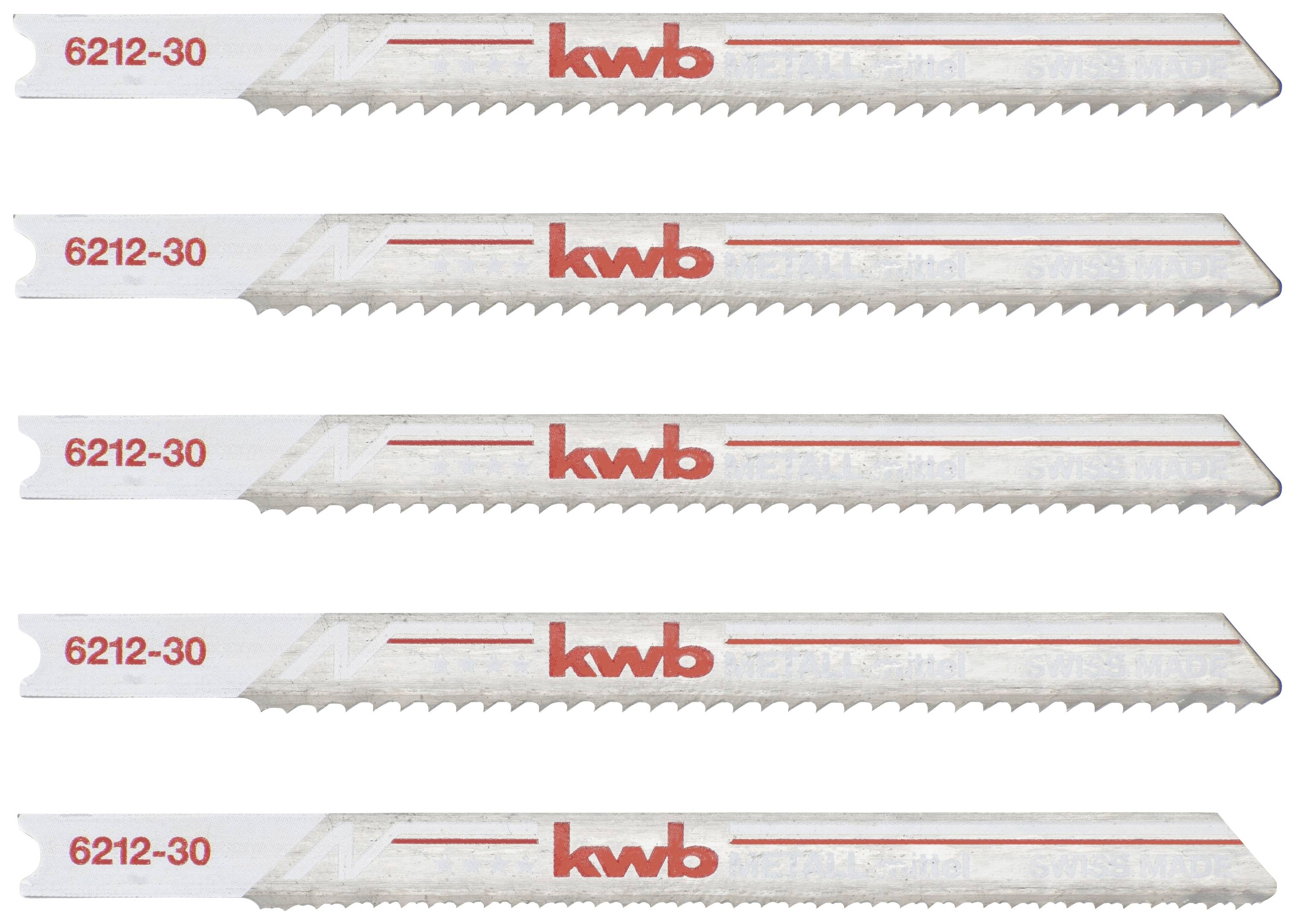 kwb 621235 Szúrófűrészlapok, fémmegmunkálás, bimetál 5 db