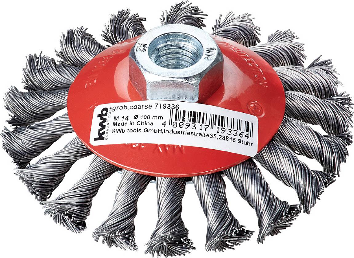 kwb AGGRESSO-FLEX® tárcsakefék, csomózott HSS acélhuzal sarokcsiszolókhoz 719336 1 db