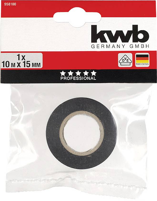 kwb 958100 Szigetelőszalag (H x Sz) 10 m x 15 mm 10 m