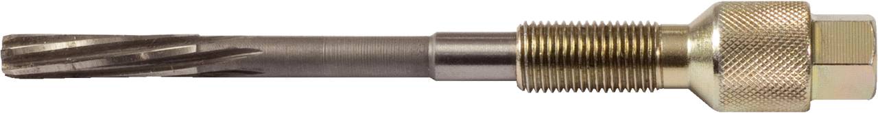 Menettel és bordázott fogású fúrószerszám, fémmegmunkálásra alkalmas.