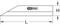 KS Tools logóval ellátott ékprofil diagramm, amelyen a hosszúság (L) és magasság (H) meg van jelölve.