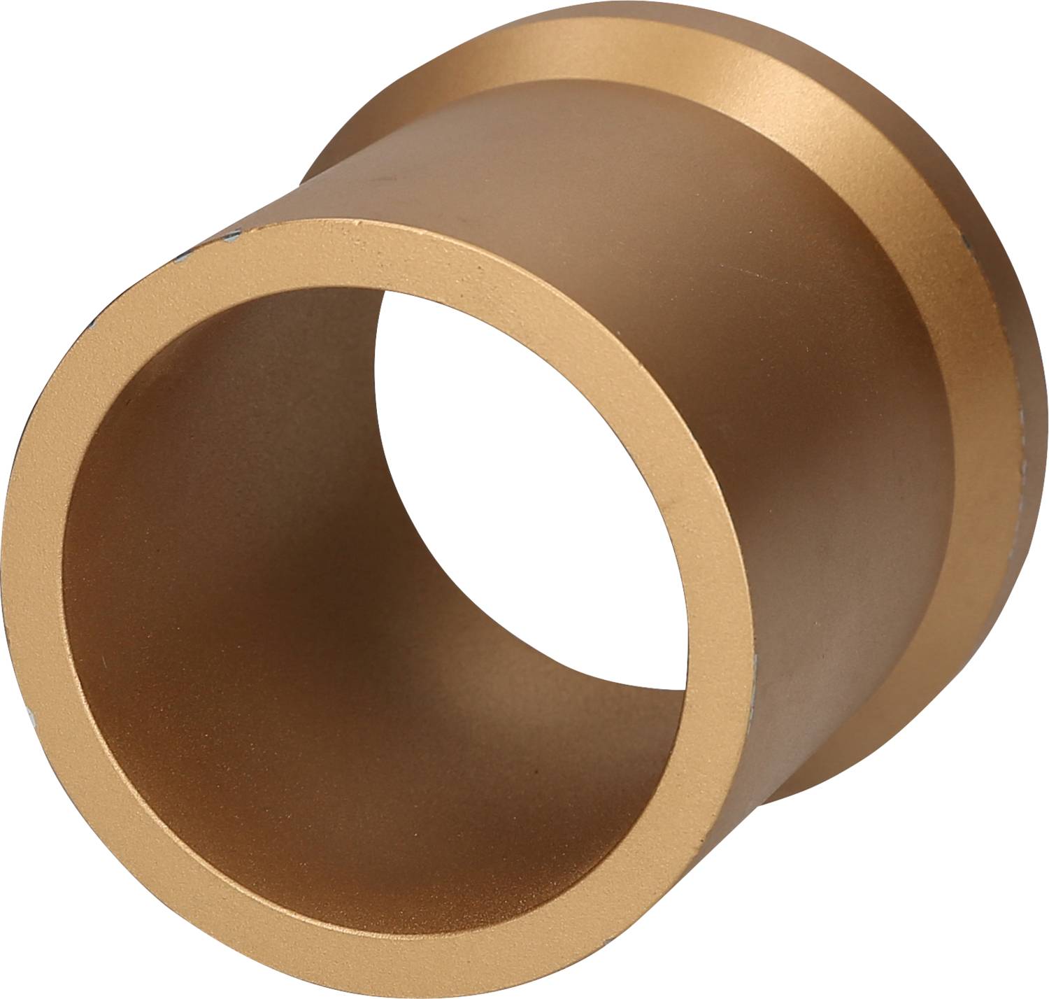 Hengeres formájú bronz persely, amelyet mechanikai alkalmazásokhoz, például csapágyazáshoz vagy távolságtartóként használnak.
