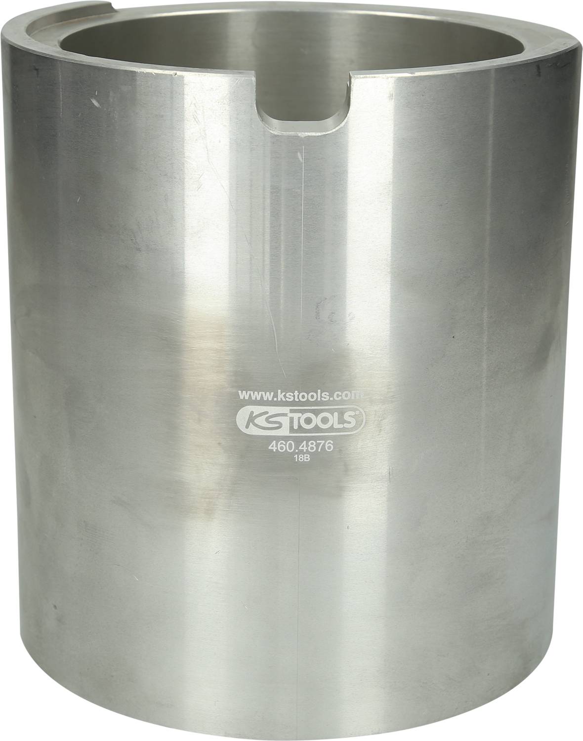 Hengeres fémszerszám, amelyen a 'KS Tools 460.4876' felirat szerepel. Speciális technikai alkalmazásokhoz használják.