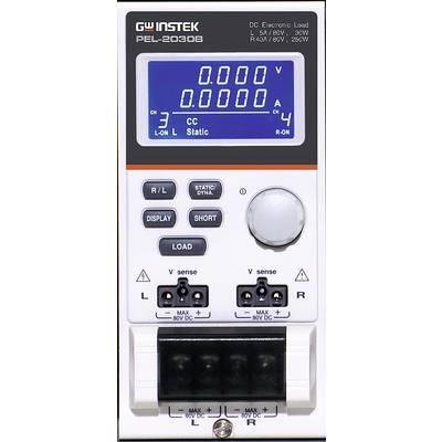 GW Instek PEL-2030B Elektronikus terhelés modul 1 - 80 V 0 - 40 A 250 W RS-485, RS-232C, GPIB, USB, LAN