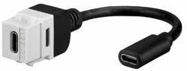 Rutenbeck KMK-USB-C 3.1 KP rw Adapter Keystone 10 Gbit/s 1 db