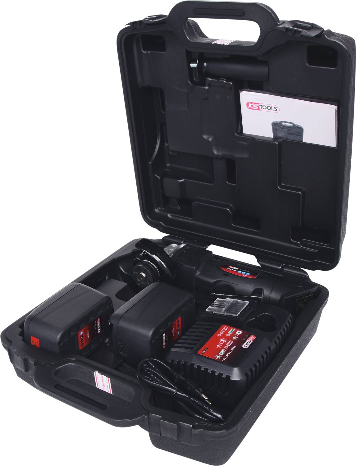 KS Tools 515.4111 Akkus sarokcsiszoló 115 mm 18.0 V 4.0 Ah