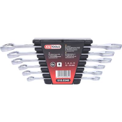 KS Tools 518.0340 Fékrendszer légtelenítő kulcskészlet, 6 db