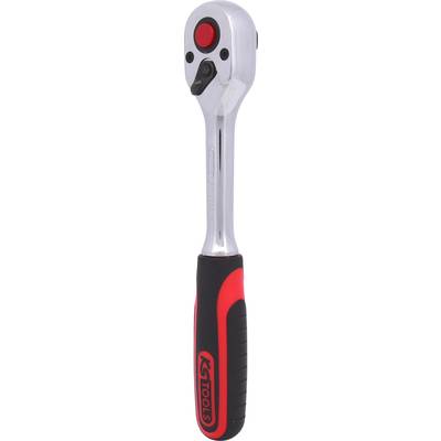 KS Tools 918.3890 3/8" CHROMEplus megfordítható racsnis, 72 fog, műanyag fogantyú