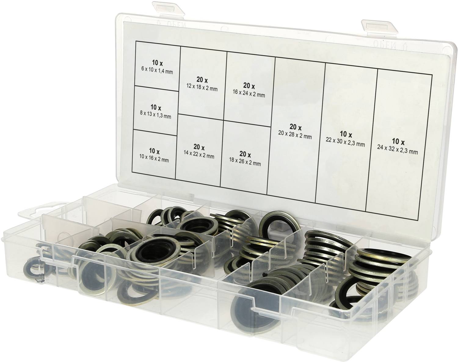 KS Tools 970.0760 Tömítő készlet Tartalom 150 rész