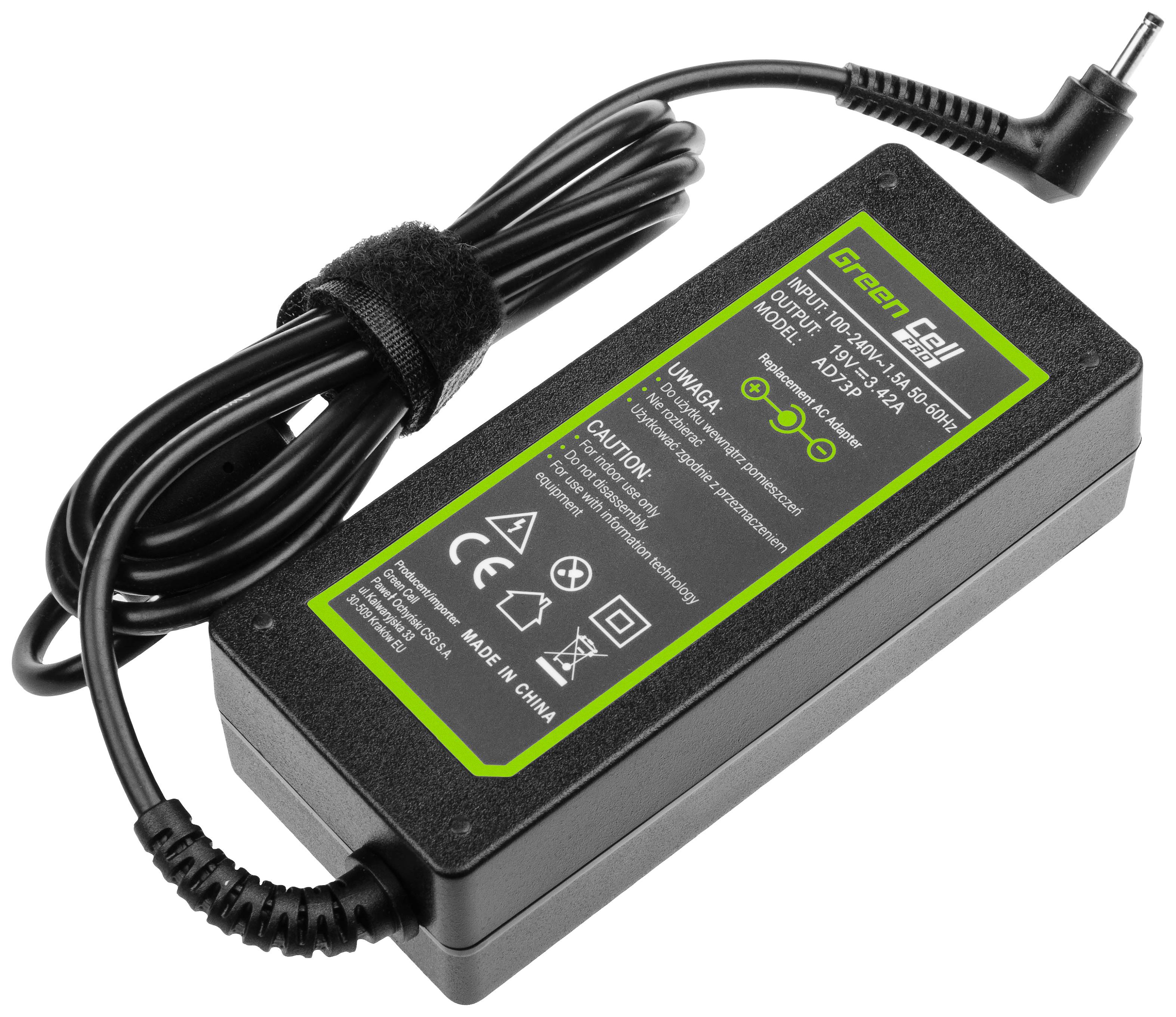 Green Cell GC-AD73P Notebook tápegység 65 W 19 V 3.42 A