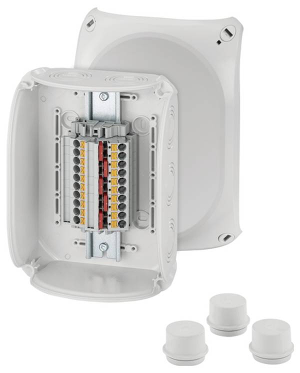 Hensel 62000420 Elosztó láda Csavaros szorítókkal, halogénmentes (H x Sz) 210 mm x 155 mm  1 db