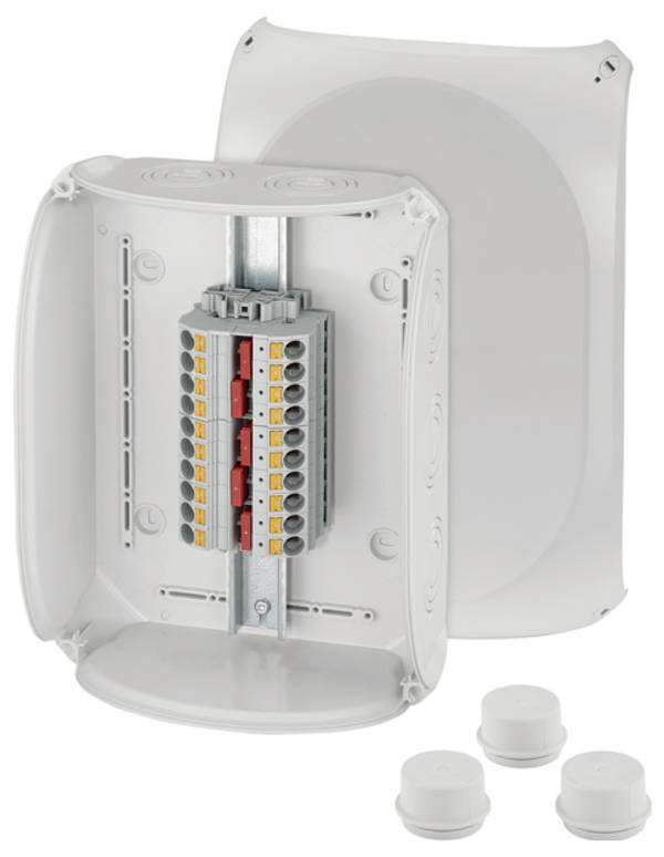 Hensel 62000422 Elosztó láda Csavaros szorítókkal, halogénmentes (H x Sz) 295 mm x 225 mm  1 db