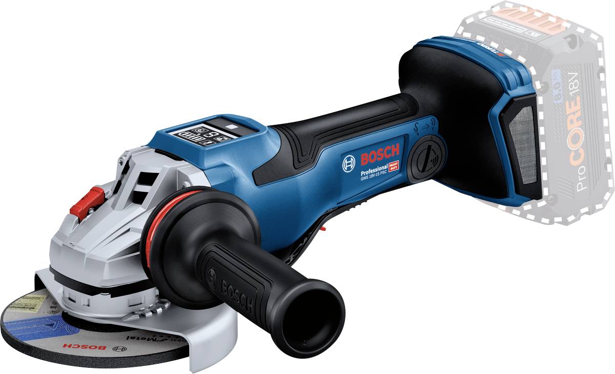 Bosch Professional GWX 18V-15 PSC 06019H6G02 Sarokcsiszoló 125 mm kefe nélkül, akku nélkül 18 V