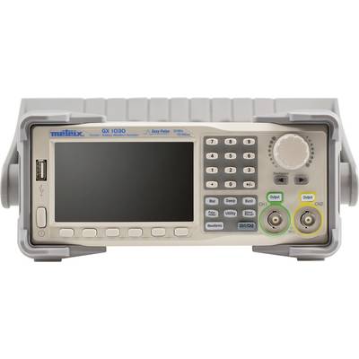 Elektronikus mérőkészülék kijelzővel, billentyűzettel és forgógombbal, 'Metrix GX 1030' típusjelöléssel. Csatlakozók alul jobbra, CH1 és CH2.