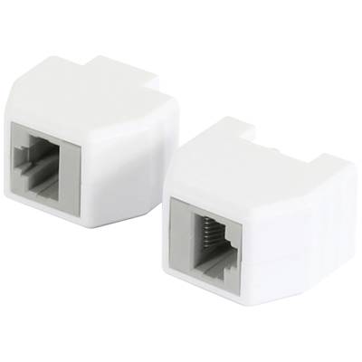 Allnet ALL-RJ45-Magnet_50er  201008 Dugó, egyenes    Fehér 50 db