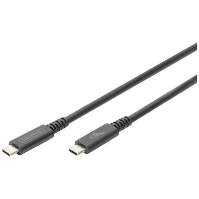 Digitus USB kábel USB 3.2 Gen2 (USB 3.1 Gen2), USB 3.2 Gen2x2, USB 3.2 Gen1 (USB 3.0 / USB 3.1 Gen1) USB-C®, USB-C® dugó