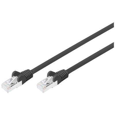 Digitus DB-160144-050-S RJ45 Hálózati kábel, patchkábel CAT 6 S/FTP 5.00 m Fekete 1 db