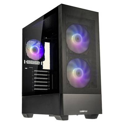 Lian Li LANCOOL 205 Mesh Midi torony Ház, Gaming doboz Fekete