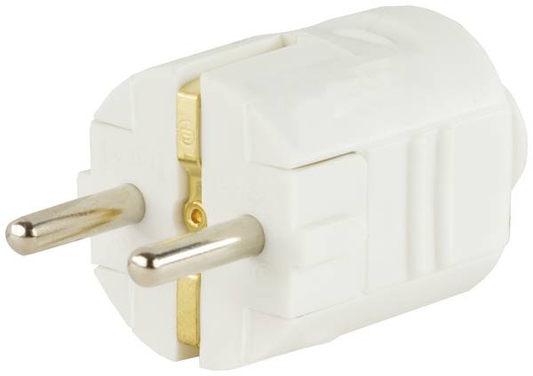 REV 0512010777 Védőérintkezős dugó Műanyag  250 V Fehér IP20