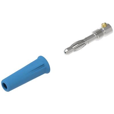 Electro PJP 1060-C-CD1-BL Banándugó Dugó, egyenes Tű átmérő: 4 mm Kék 1 db