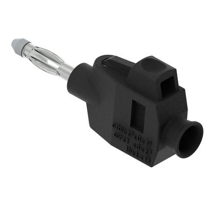 Electro PJP 1064-PRO-CD1-N Banándugó Dugó, egyenes Tű átmérő: 4 mm Fekete 1 db