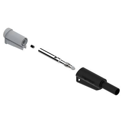 Electro PJP 1066-CD1-N Labor csatlakozódugó Dugó, egyenes Tű átmérő: 4 mm Fekete 1 db