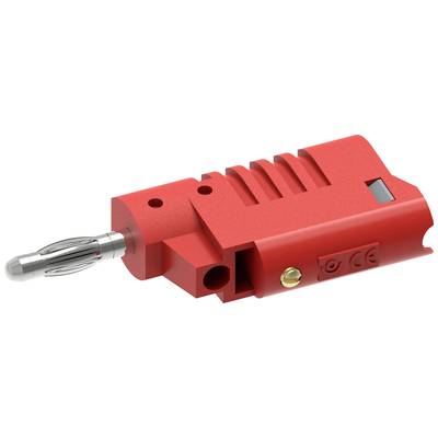 Electro PJP 1080-CD1-R Banándugó Dugó, egyenes Tű átmérő: 4 mm Piros 1 db