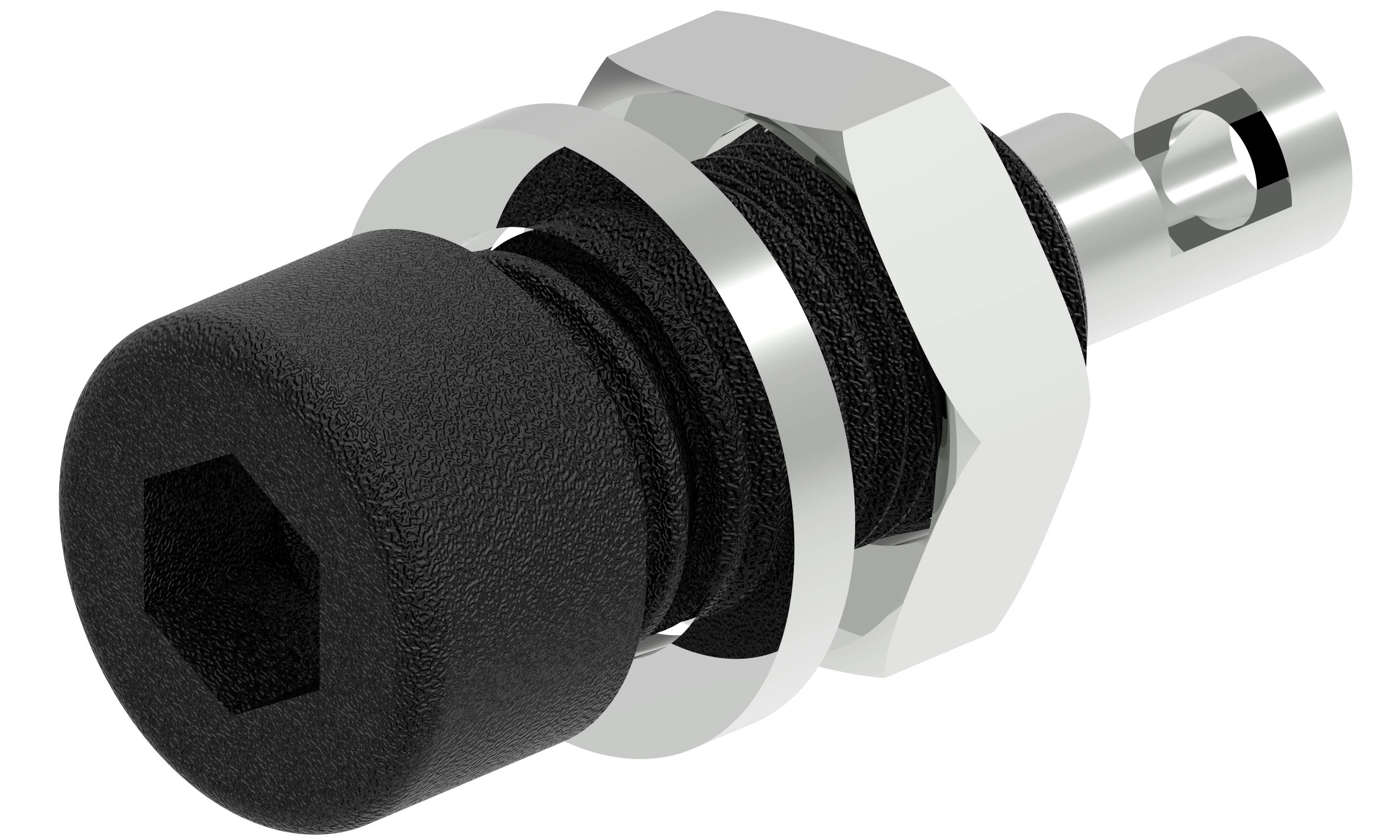 Electro PJP 224-M5-C-CD1-N Labor csatlakozóaljzat Tű átmérő: 2 mm Fekete 1 db