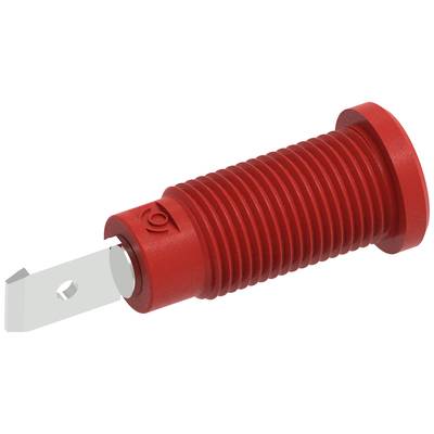 Electro PJP 228-2-I-CD1-R Biztonsági beépíthető hüvely Piros 1 db