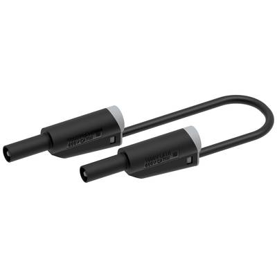 Electro PJP 2610-IEC-CD1-50N Mérővezeték lamellás dugó, 4 mm lamellás dugó, 4 mm 50 cm Fekete 1 db