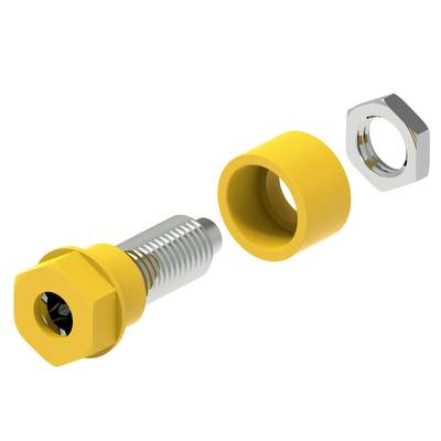 Electro PJP 3230-C-CD1-J Labor csatlakozóaljzat Tű átmérő: 4 mm Sárga 1 db
