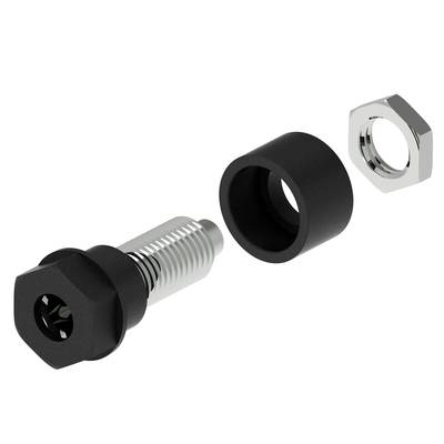 Electro PJP 3230-C-CD1-N Labor csatlakozóaljzat Tű átmérő: 4 mm Fekete 1 db