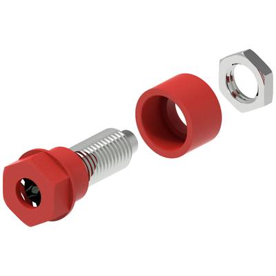 Electro PJP 3230-C-CD1-R Labor csatlakozóaljzat Tű átmérő: 4 mm Piros 1 db