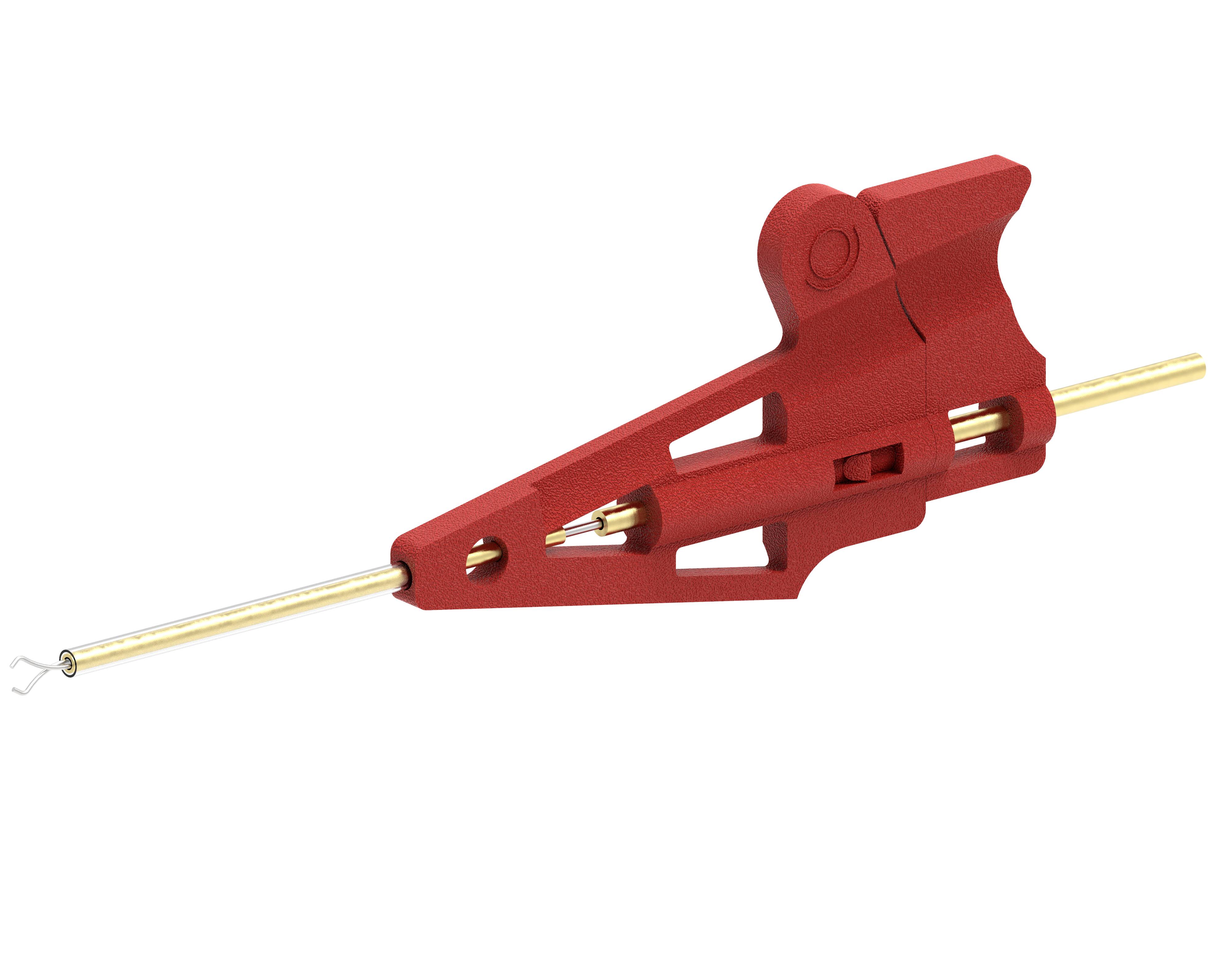 Electro PJP 6800-CD1-R Csíptetős mérőhegy Piros
