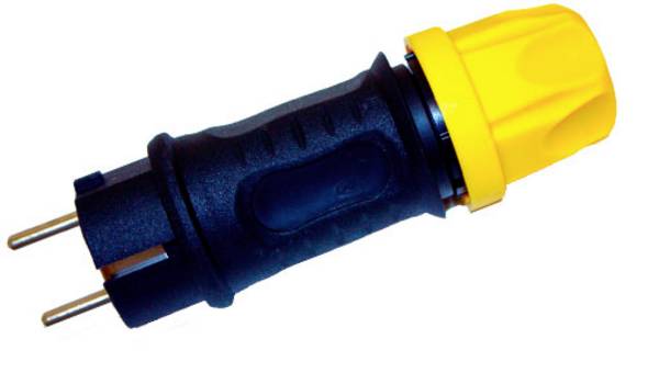 Gifas Electric 108071 Védőérintkezős dugó Gumi   Fekete