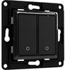 Shelly Shelly Wall switch 2 - black Shelly Fali nyomógomb