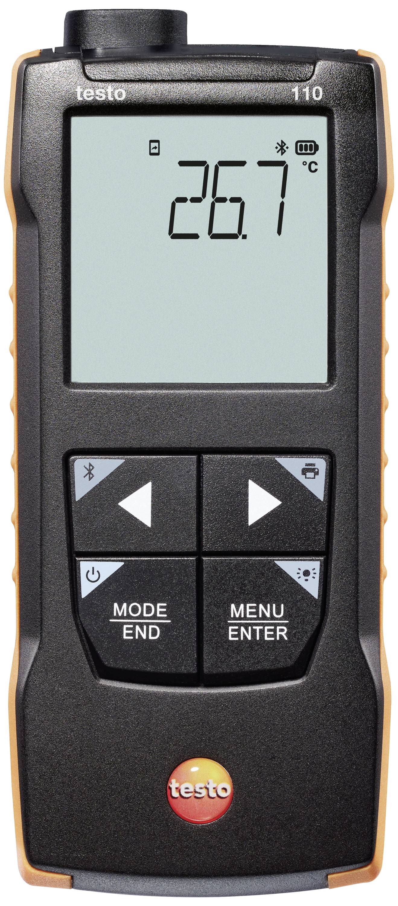 testo 110 Hőmérséklet mérőműszer -200 - +800 °C Érzékelő típus NTC, Pt100