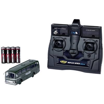 Carson Modellsport 504151 1:87 MB Bus O 302 Polizei 2.4G 100% RTR 1:87 RC modellautó Elektro Busz