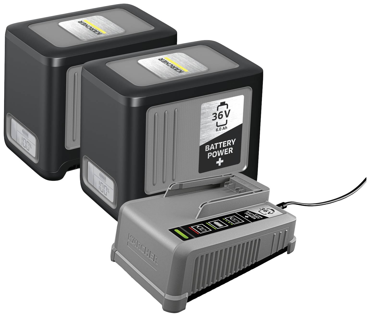 Kärcher Professional 2.445-071.0 Starter Kit Battery Power+ 36/60 Szerszámakku és töltő 36 V 6.0 Ah Lítiumion