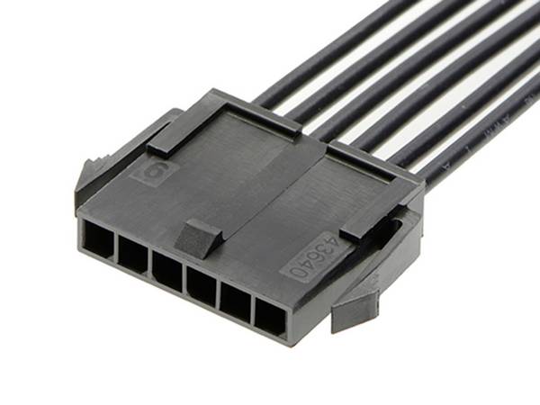 Molex Stift ház kábel  Pólusok száma 6  2147531061 1 db