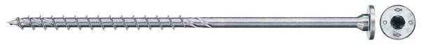 Fischer 561788 PowerFast II Süllyesztett facsavarok 6 mm 180 mm Belső négyfog    Acél Galvanikusan cinkezett 100 db