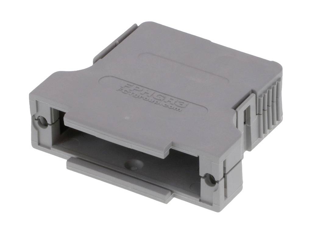 Molex 1731110015 Capot SUB-D matière plastique 90 °, 180 ° gris 1 pc(s) Package