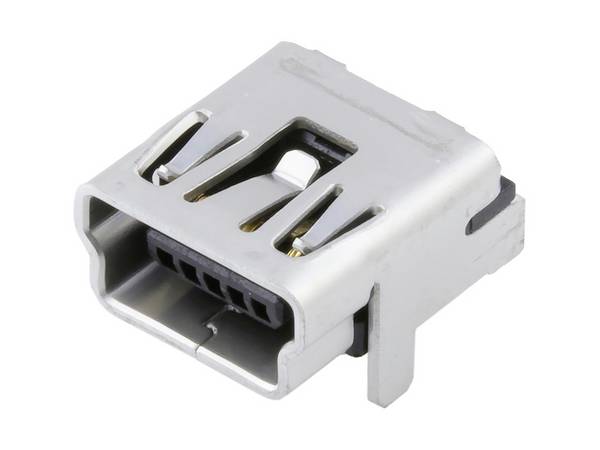 Molex 548190519 USB MINI-B R/A RCPT    548190519 Molex Tartalom: 1 db