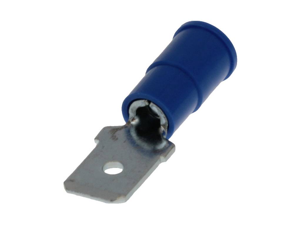 Molex 190230012 Laposérintkezős dugó Dugasz szélesség: 6.35 mm Dugaszolási vastagság: 0.81 mm Teljesen szigetelt 1 db ömlesztett